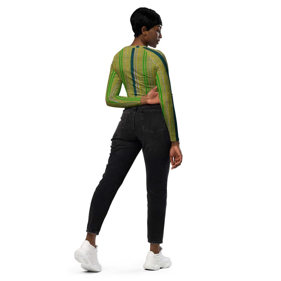 cgk.ink athletic Fairway Recycled Long-Sleeve Crop Top Fairway Recycled Long-Sleeve Crop Top the ECO-LOGIC COLLECTION cgk.ink