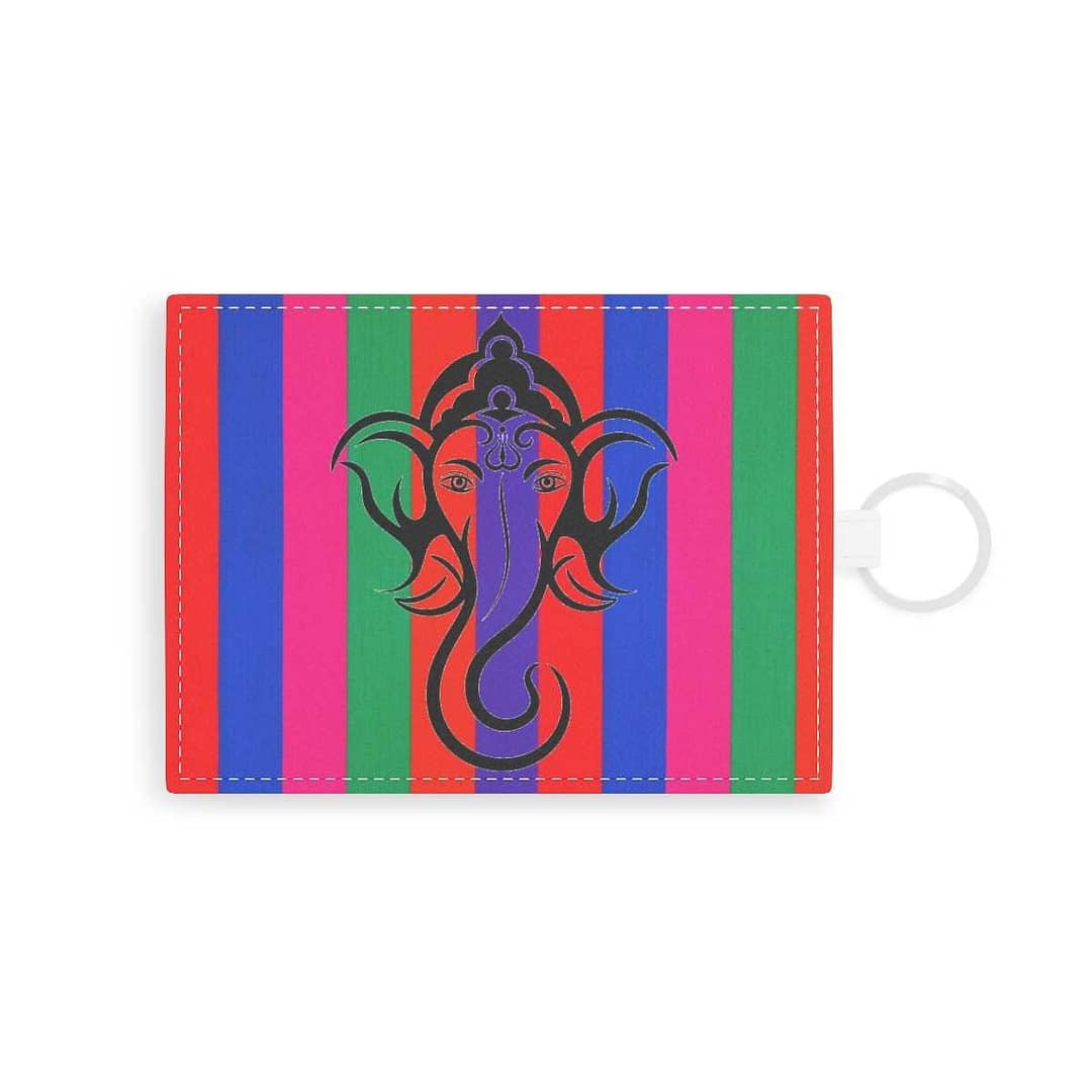 cgk.ink easy Ganesha Saffiano Leather Card Holder Ganesha Saffiano Leather Card Holder ACCESSORIES & GIFTS cgk.ink