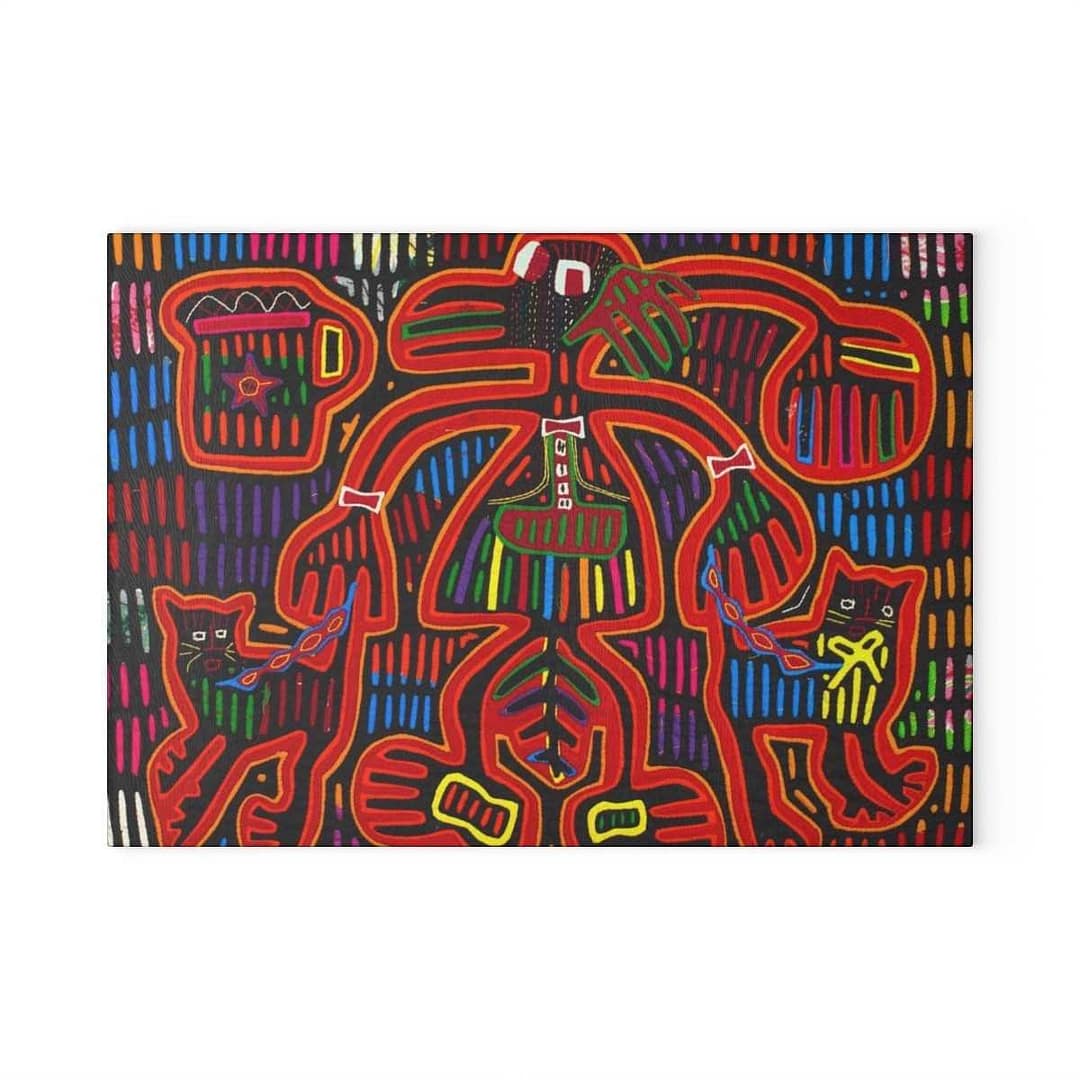 cgk.ink colorful Mola Glass Cutting Board Mola Glass Cutting Board HOME cgk.ink