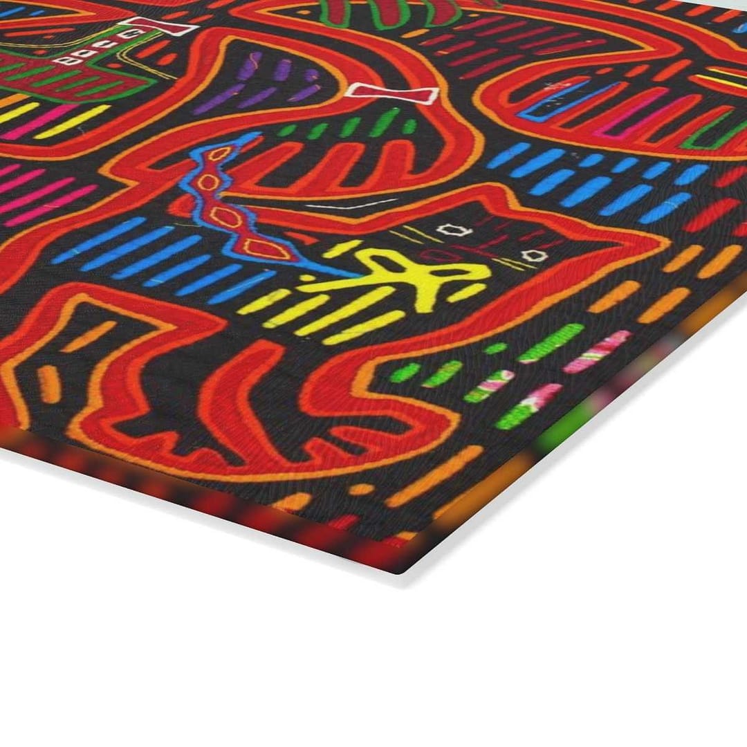cgk.ink colorful Mola Glass Cutting Board Mola Glass Cutting Board HOME cgk.ink
