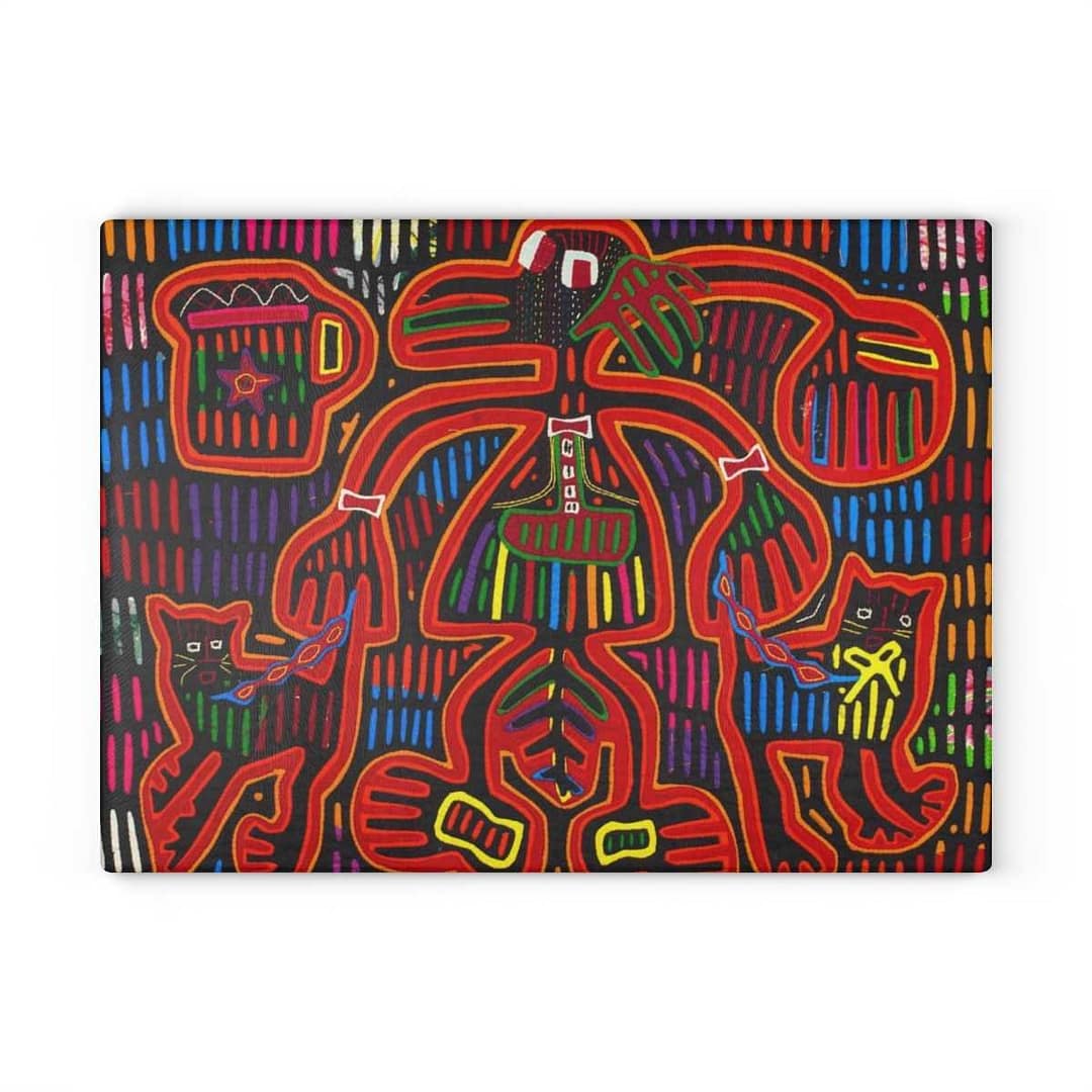 cgk.ink colorful Mola Glass Cutting Board Mola Glass Cutting Board HOME cgk.ink