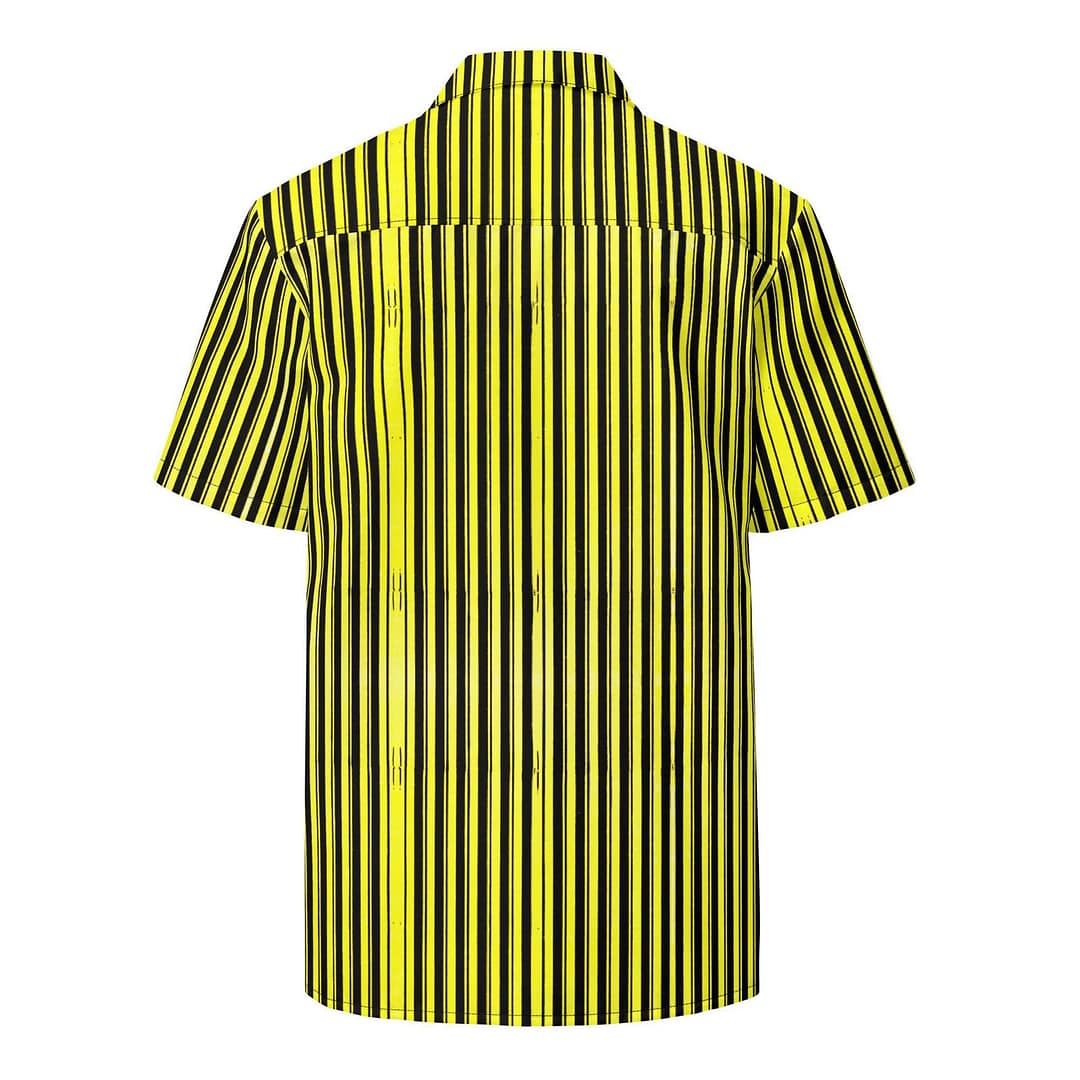 cgk.ink yellow Pollen Recycled Polyester Button Shirt Pollen Recycled Polyester Button Shirt MEN'S SHIRTS cgk.ink