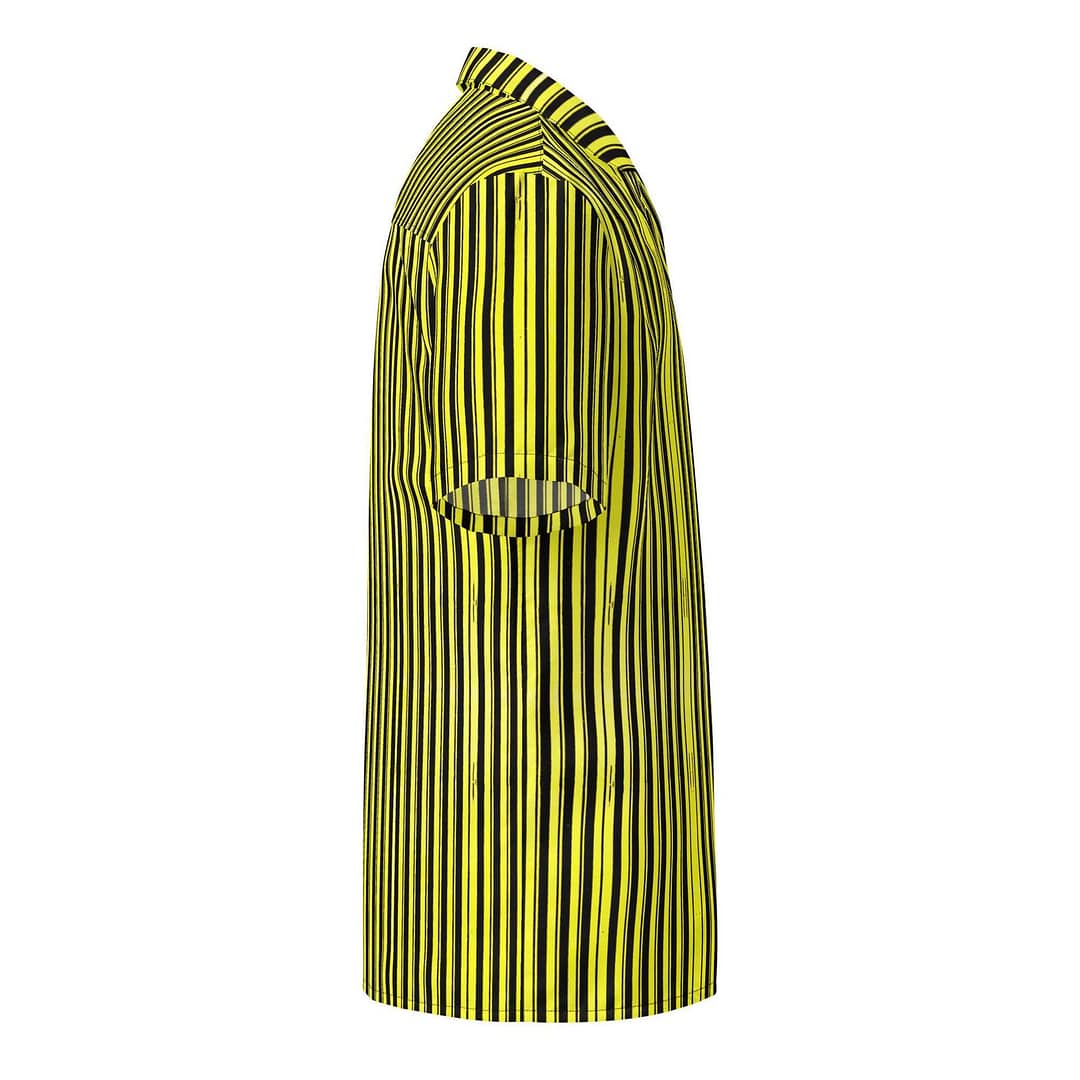 cgk.ink yellow Pollen Recycled Polyester Button Shirt Pollen Recycled Polyester Button Shirt MEN'S SHIRTS cgk.ink