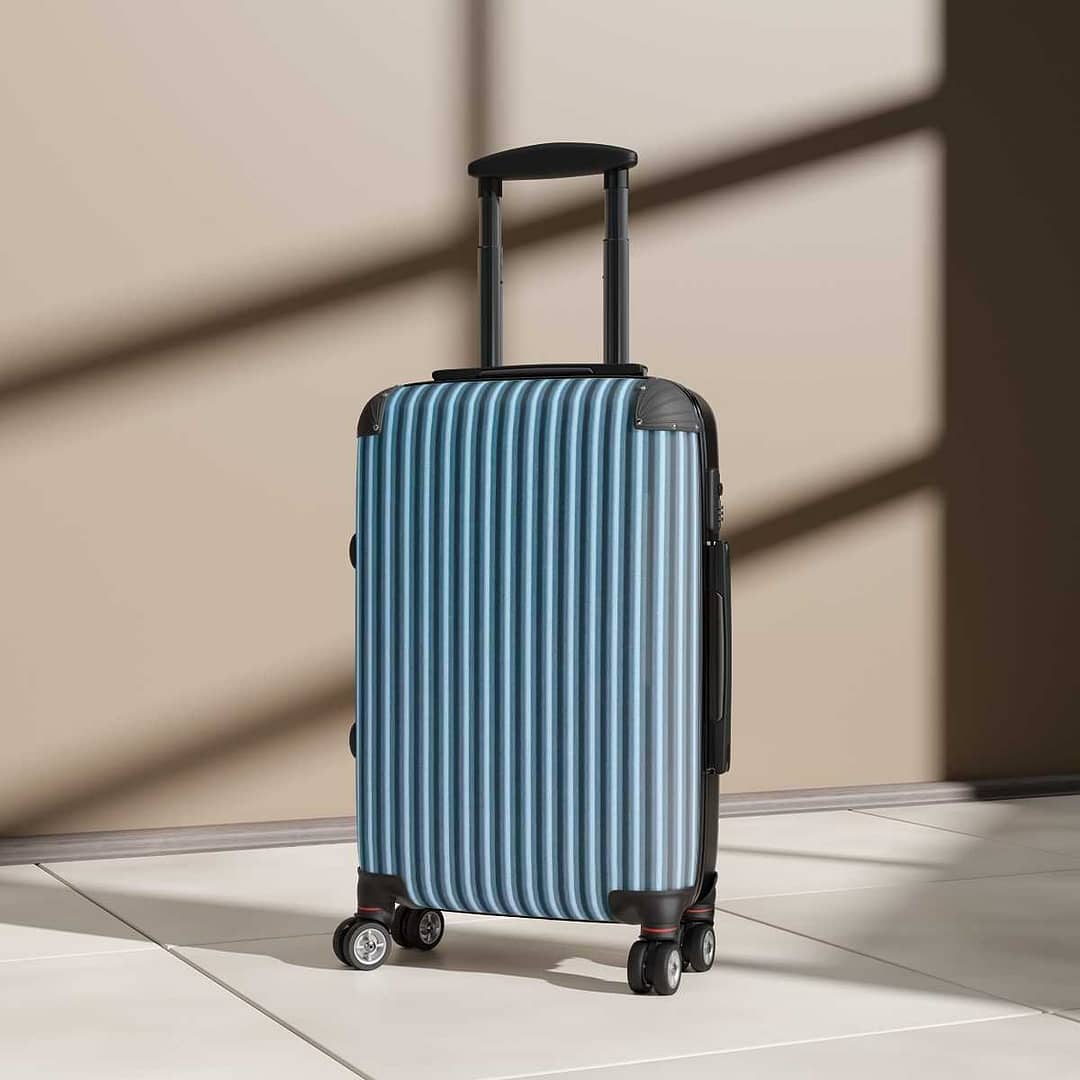 cgk.ink adventurous Pinstripe Roller Suitcase Pinstripe Roller Suitcase TRAVEL GEAR cgk.ink