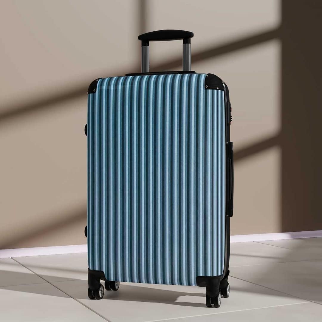 cgk.ink adventurous Pinstripe Roller Suitcase Pinstripe Roller Suitcase TRAVEL GEAR cgk.ink