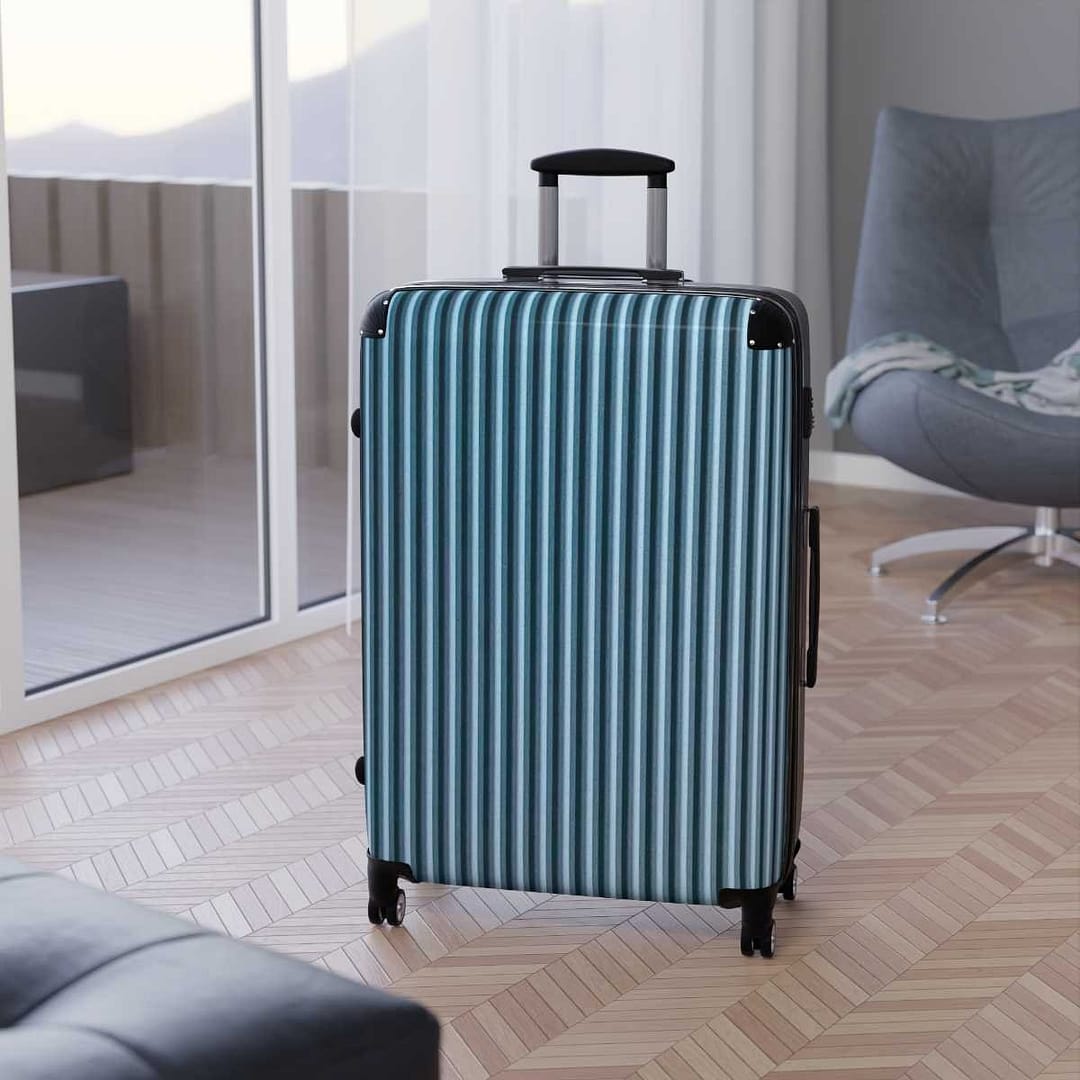 cgk.ink adventurous Pinstripe Roller Suitcase Pinstripe Roller Suitcase TRAVEL GEAR cgk.ink
