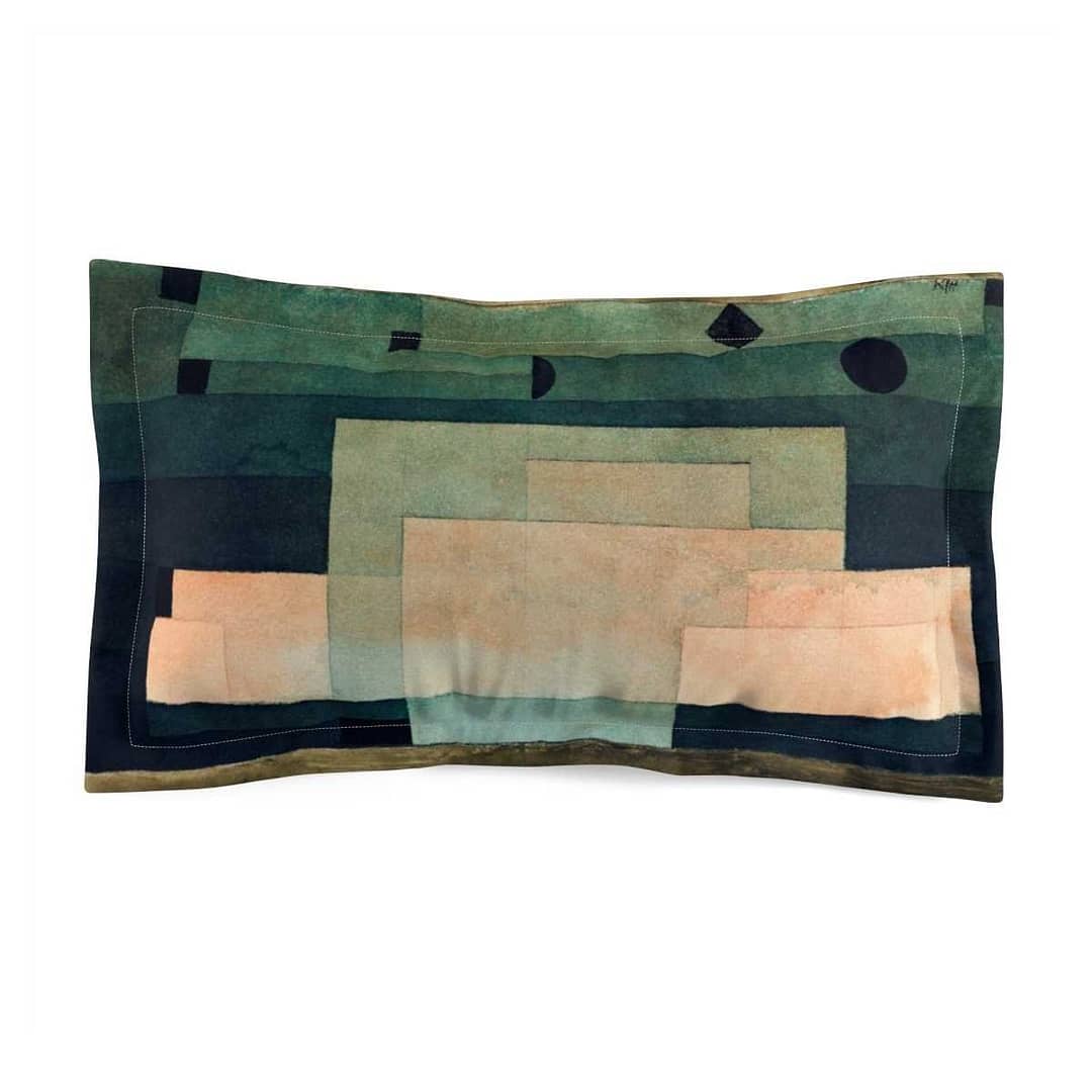 cgk.ink comfy Paul Klee: “The Firmanent Above the Temple” Microfiber Pillow Sham Paul Klee: “The Firmanent Above the Temple” Microfiber Pillow Sham BED & BATH cgk.ink