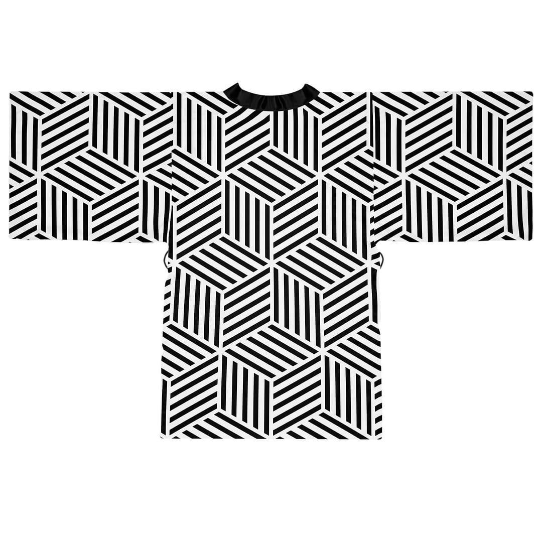 cgk.ink abstract Ligne Long Sleeve Kimono Robe Ligne Long Sleeve Kimono Robe KIMONOS & JACKETS cgk.ink