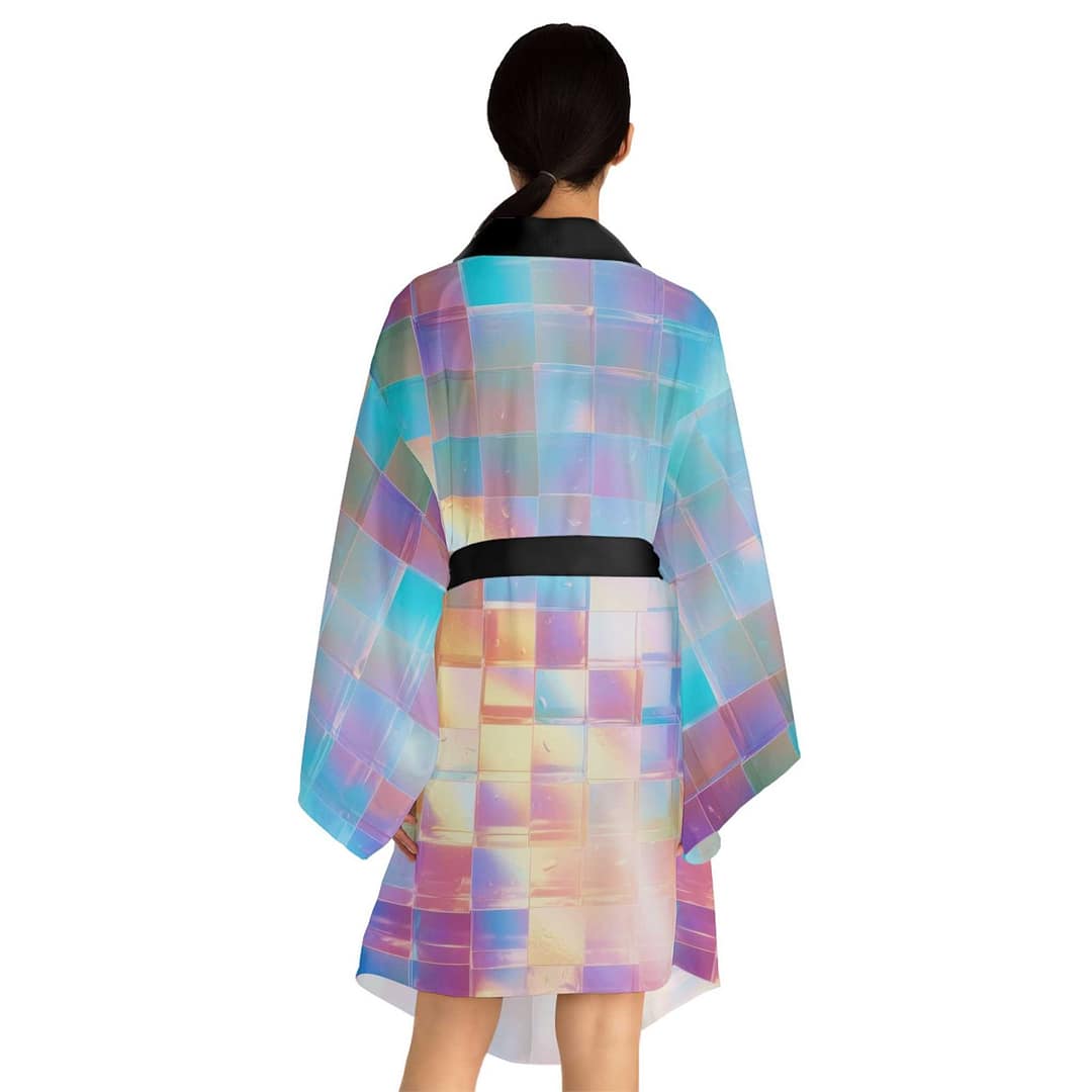 cgk.ink colorful Shimmer Long Sleeve Kimono Robe Shimmer Long Sleeve Kimono Robe KIMONOS & JACKETS cgk.ink