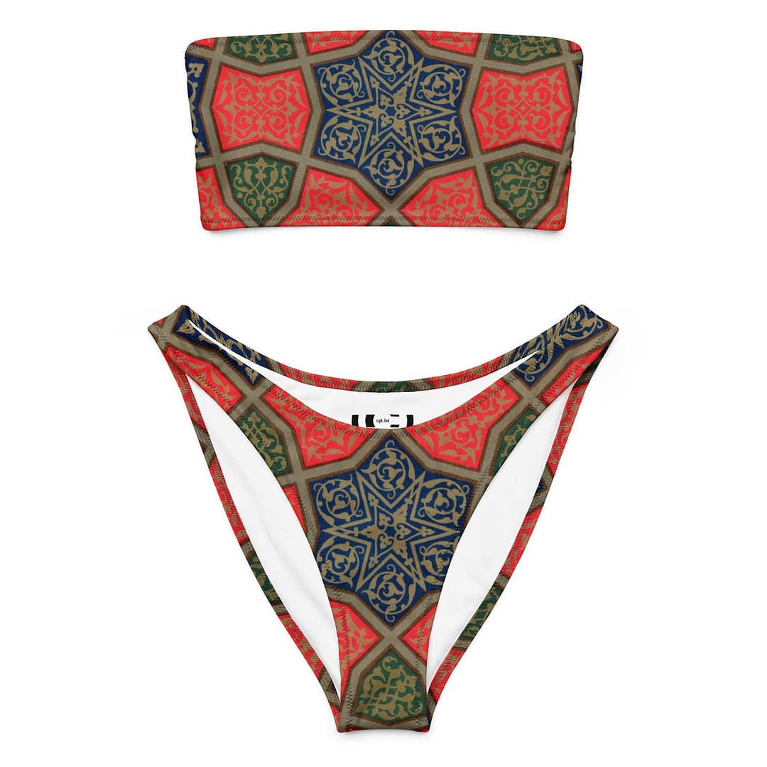 cgk.ink casual Tasiz Recycled Bandeau Bikini Tasiz Recycled Bandeau Bikini SWIMWEAR cgk.ink