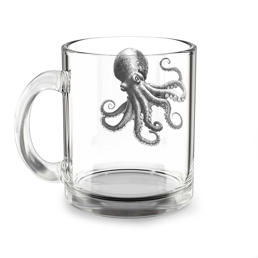 cgk.ink marine Our Friendly Octopus Glass Mug. “Let Me Get That For You” Our Friendly Octopus Glass Mug. “Let Me Get That For You” ENTERTAINING cgk.ink