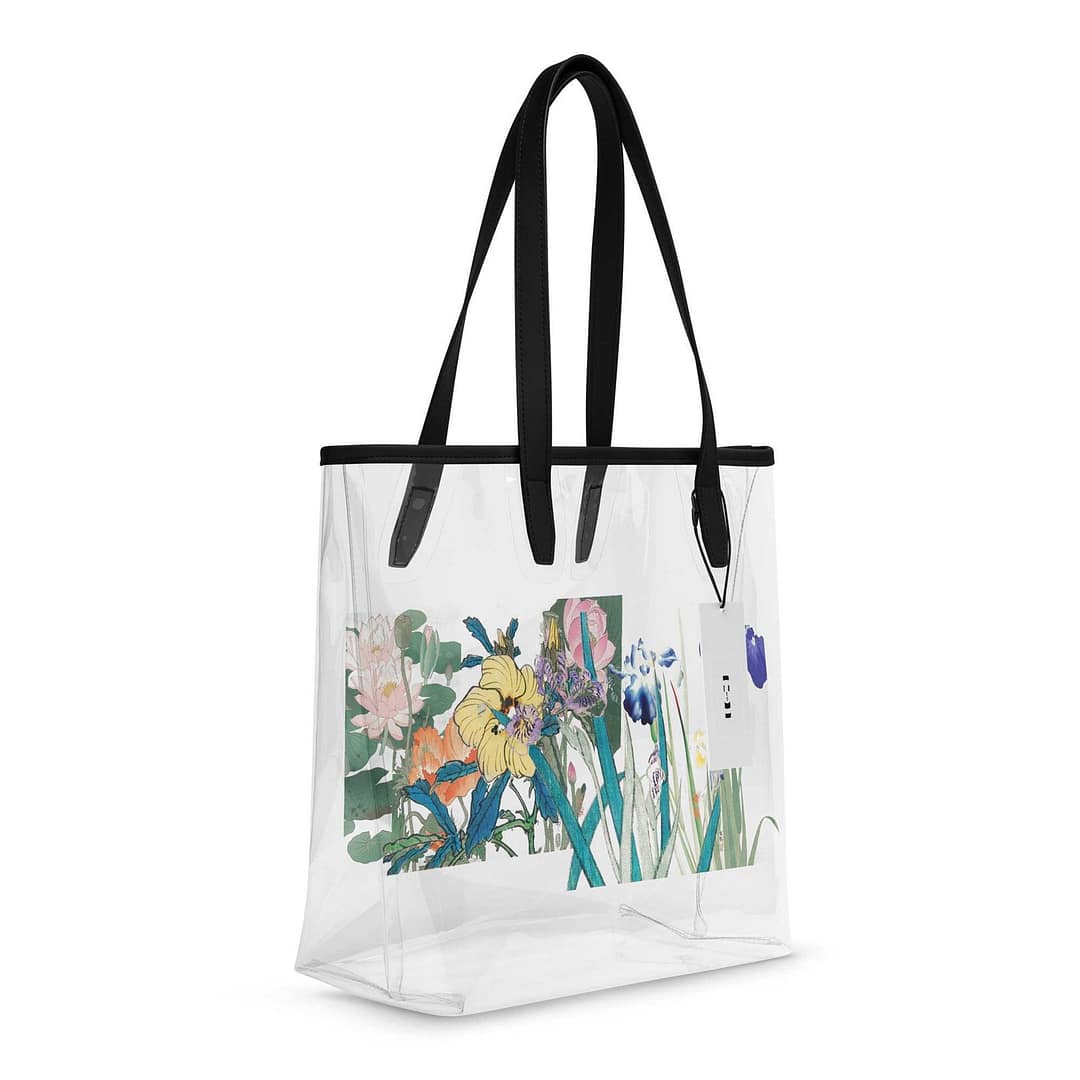 cgk.ink colorful Ohara Koson: Ethereal Lilies Clear Tote Bag Ohara Koson: Ethereal Lilies Clear Tote Bag TOTES & BAGS cgk.ink