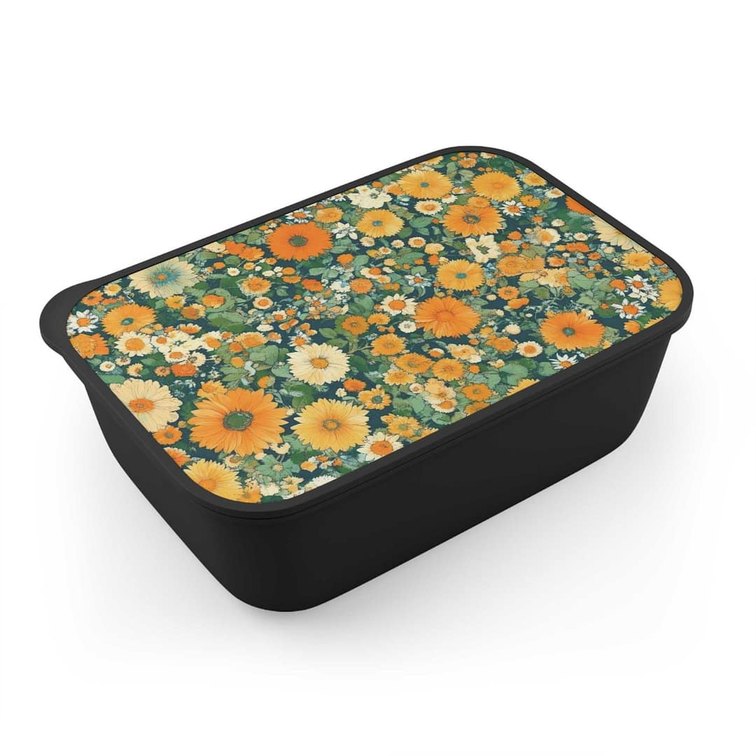 cgk.ink everyday Autumn Garden Bento Box with Utensils Autumn Garden Bento Box with Utensils KITCHEN cgk.ink
