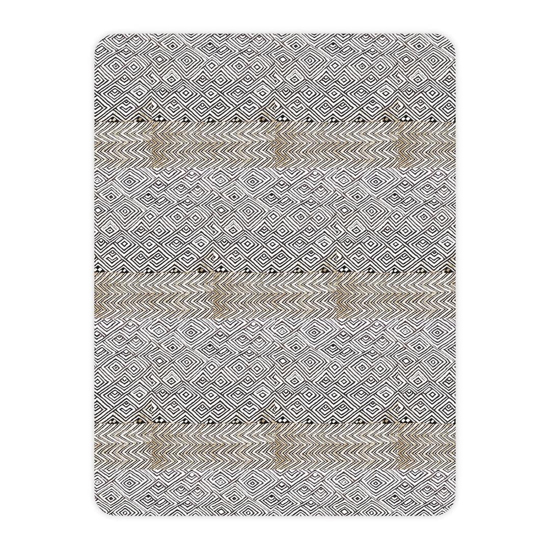 cgk.ink Africa Amani Geometric Design Sherpa Blanket Amani Geometric Design Sherpa Blanket BED & BATH cgk.ink