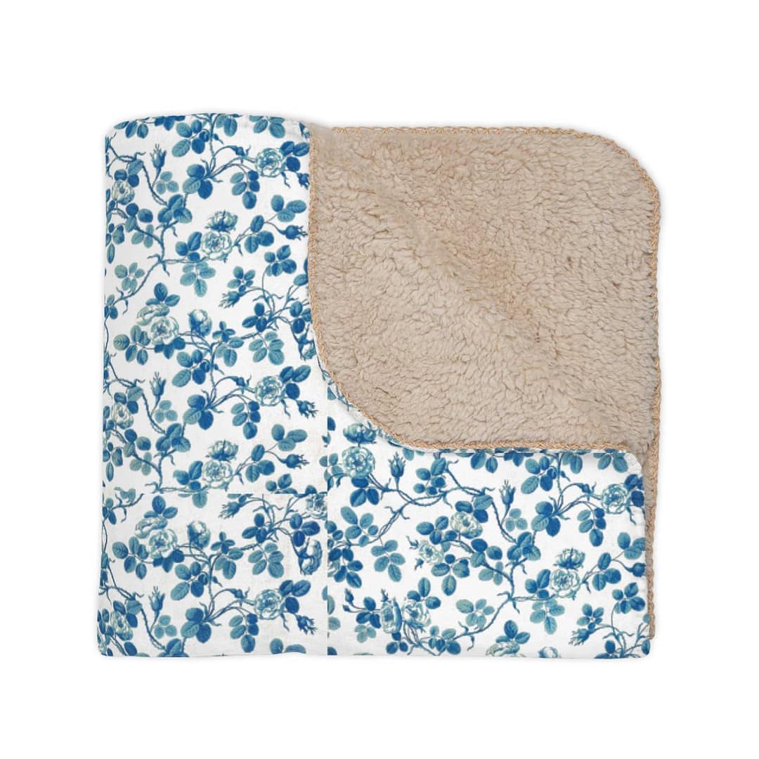 cgk.ink blue Serene Sherpa Blanket Serene Sherpa Blanket BED & BATH cgk.ink