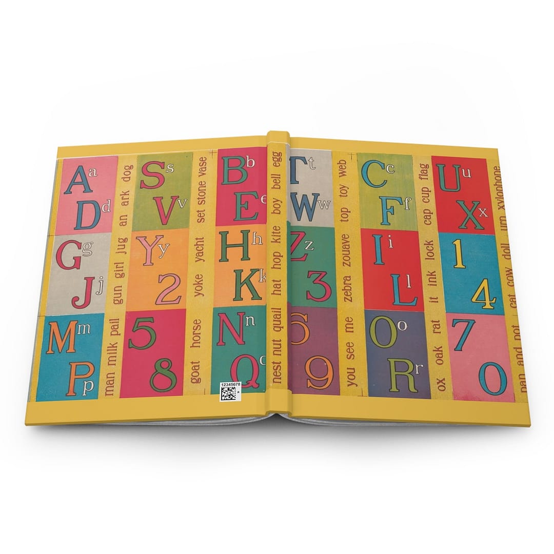 cgk.ink colorful Blocked Letters Hardcover Journal Blocked Letters Hardcover Journal ACCESSORIES & GIFTS cgk.ink