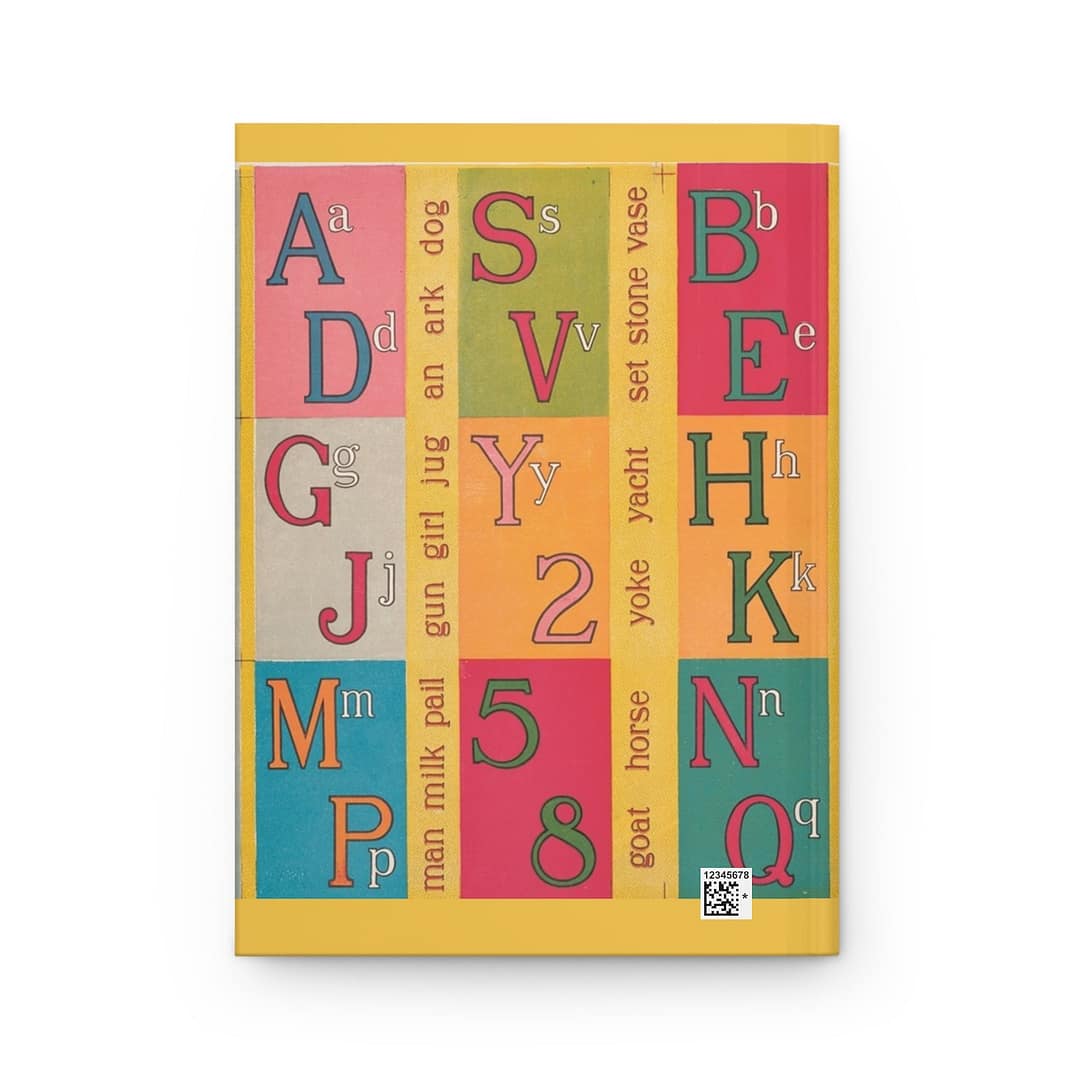 cgk.ink colorful Blocked Letters Hardcover Journal Blocked Letters Hardcover Journal ACCESSORIES & GIFTS cgk.ink