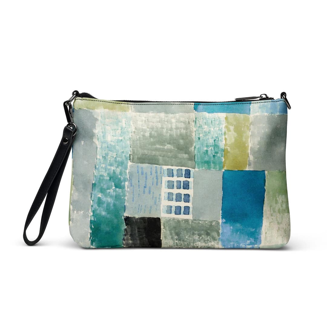 cgk.ink everyday Paul Klee: First House in a Settlement (1926) Cross-body Bag Paul Klee: First House in a Settlement (1926) Cross-body Bag inspired by FINE ART cgk.ink