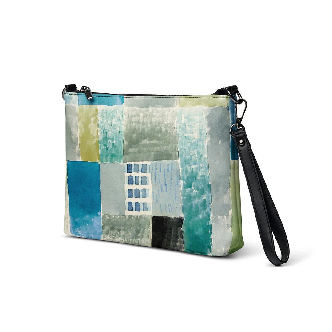 cgk.ink everyday Paul Klee: First House in a Settlement (1926) Cross-body Bag Paul Klee: First House in a Settlement (1926) Cross-body Bag inspired by FINE ART cgk.ink