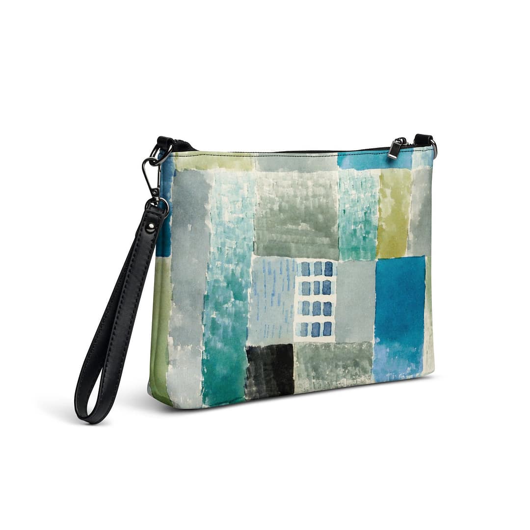 cgk.ink everyday Paul Klee: First House in a Settlement (1926) Cross-body Bag Paul Klee: First House in a Settlement (1926) Cross-body Bag inspired by FINE ART cgk.ink