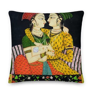 cgk.ink exotic Two Ladies Embracing At A Jharoka Premium Pillow Two Ladies Embracing At A Jharoka Premium Pillow BED & BATH cgk.ink