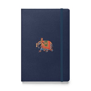 Ornate Elephant Hardcover Bound Notebook