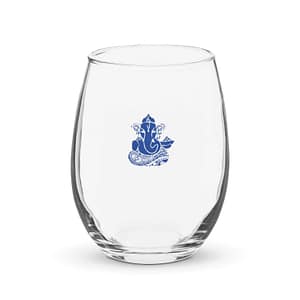 Ganesha Stemless Wine Glass