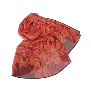 cgk.ink elegant Cherry Brougham Poly Scarf Cherry Brougham Poly Scarf SCARVES & ACCESSORIES cgk.ink
