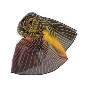 cgk.ink abstract Gentle Yellow Tide Poly Scarf Gentle Yellow Tide Poly Scarf SCARVES & ACCESSORIES cgk.ink