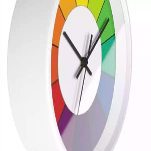 cgk.ink abstract Simple Color Wheel Wall Clock Simple Color Wheel Wall Clock CLOCKS cgk.ink