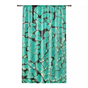 cgk.ink blue Ice Floe Window Curtain Ice Floe Window Curtain DÉCOR cgk.ink