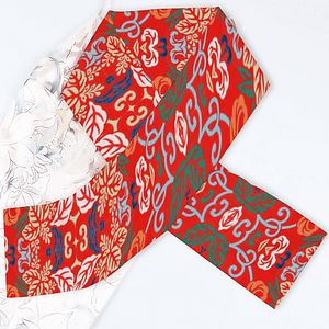 cgk.ink Chinese Fête Rouge Scarf Fête Rouge Scarf SCARVES & ACCESSORIES cgk.ink