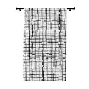 cgk.ink abstract Gris Grid Window Curtain (1 Piece) Gris Grid Window Curtain (1 Piece) DÉCOR cgk.ink