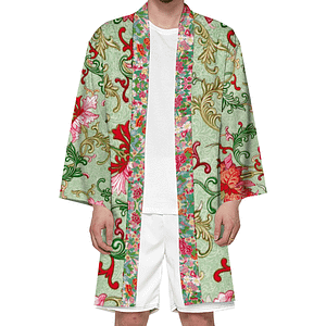 cgk.ink Chinese Millefleurs Haori Kimono Millefleurs Haori Kimono KIMONOS & JACKETS cgk.ink
