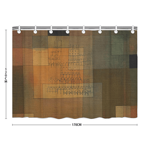 cgk.ink abstract Klee: Polyphonic Architecture Custom Shower Curtain Klee: Polyphonic Architecture Custom Shower Curtain BED & BATH cgk.ink