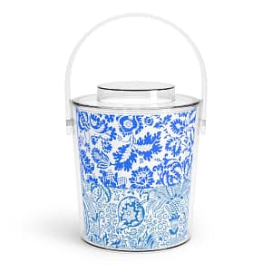 cgk.ink blue Double Blue Ice Bucket with Tongs Double Blue Ice Bucket with Tongs ENTERTAINING cgk.ink