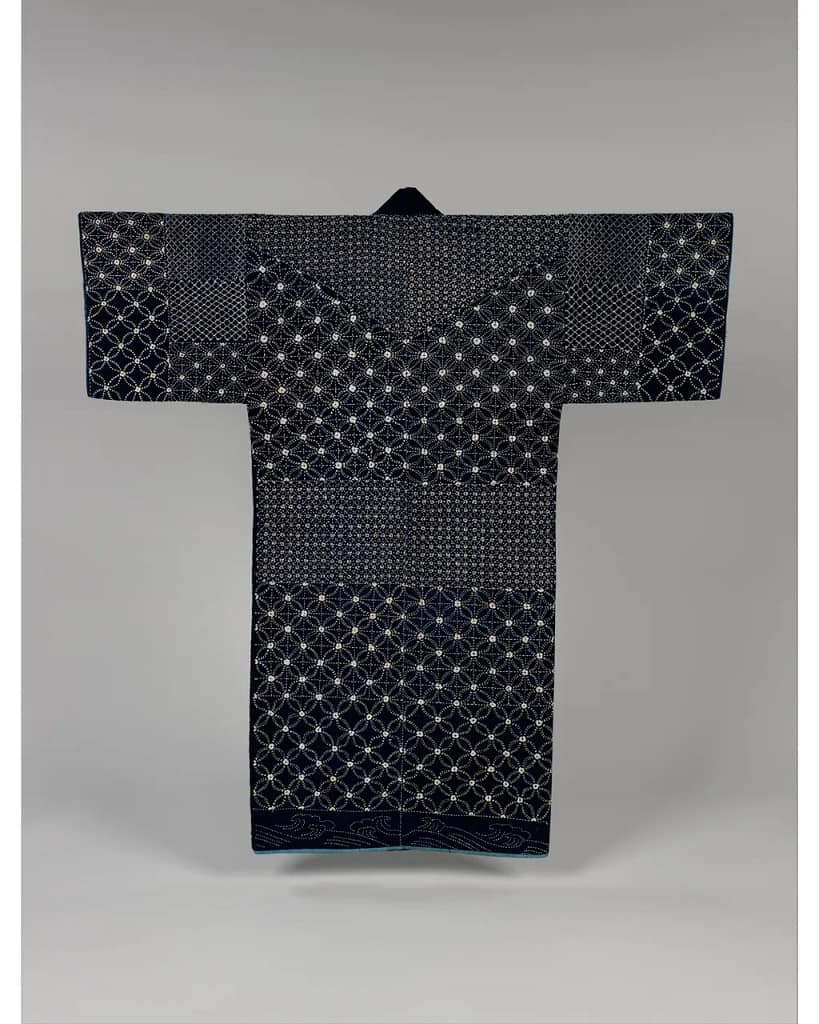 A fisherman's jacket – or donza – created in the Meji Period is a stunning example of sashiko craftsmanship (Credit: Metropolitan Museum of Art)